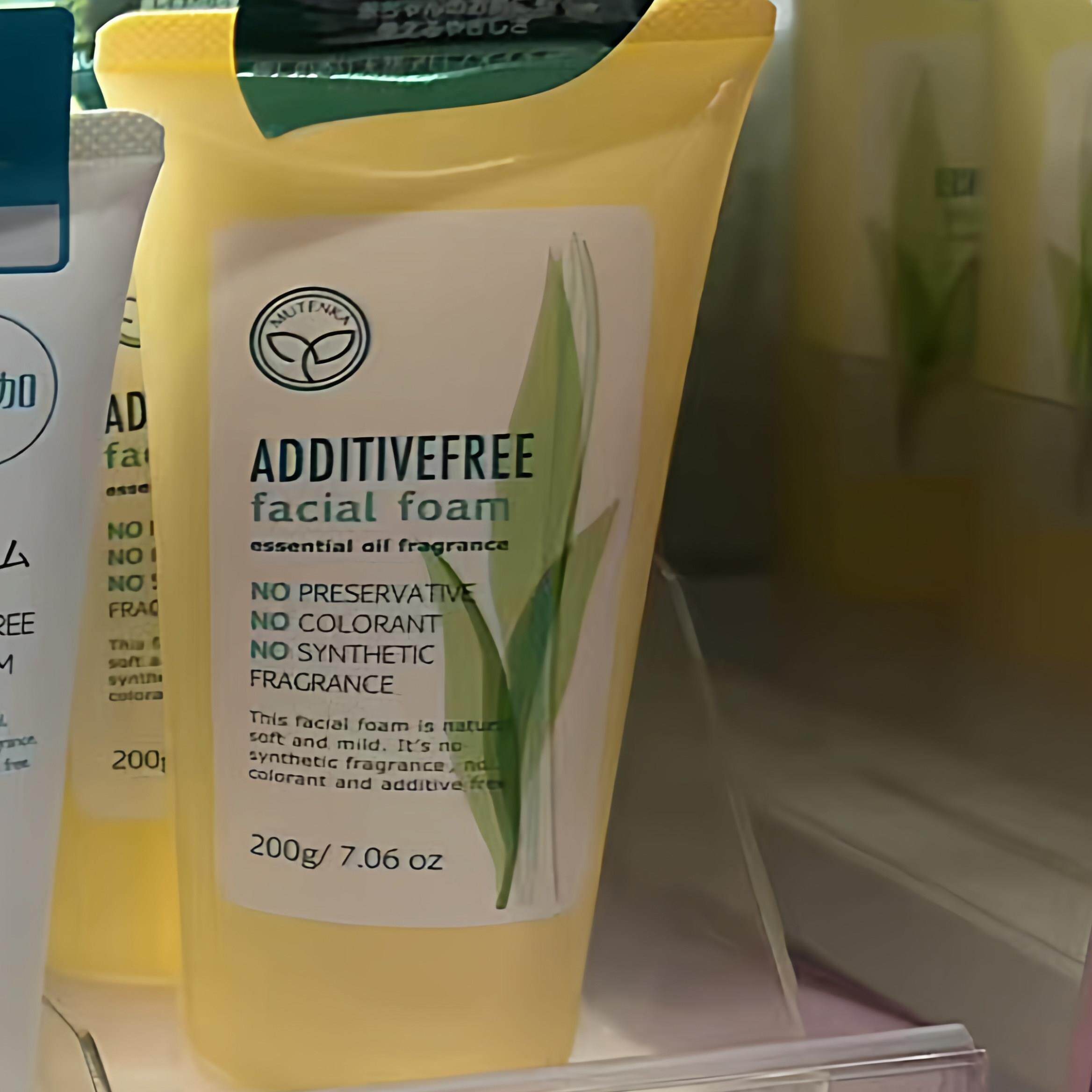 日本委托代买ADDITIVEFREE无添加舒缓洁面乳洗面奶清洁200ML