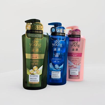 滋源花汀里控油蓬松洗发水去屑止痒柔顺洗发露750g