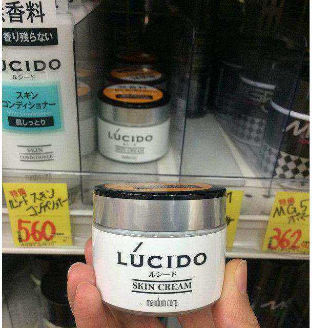 日本委托代买MANDOM曼丹LUCIDO男士护肤面霜冬日滋润防干燥不起皮