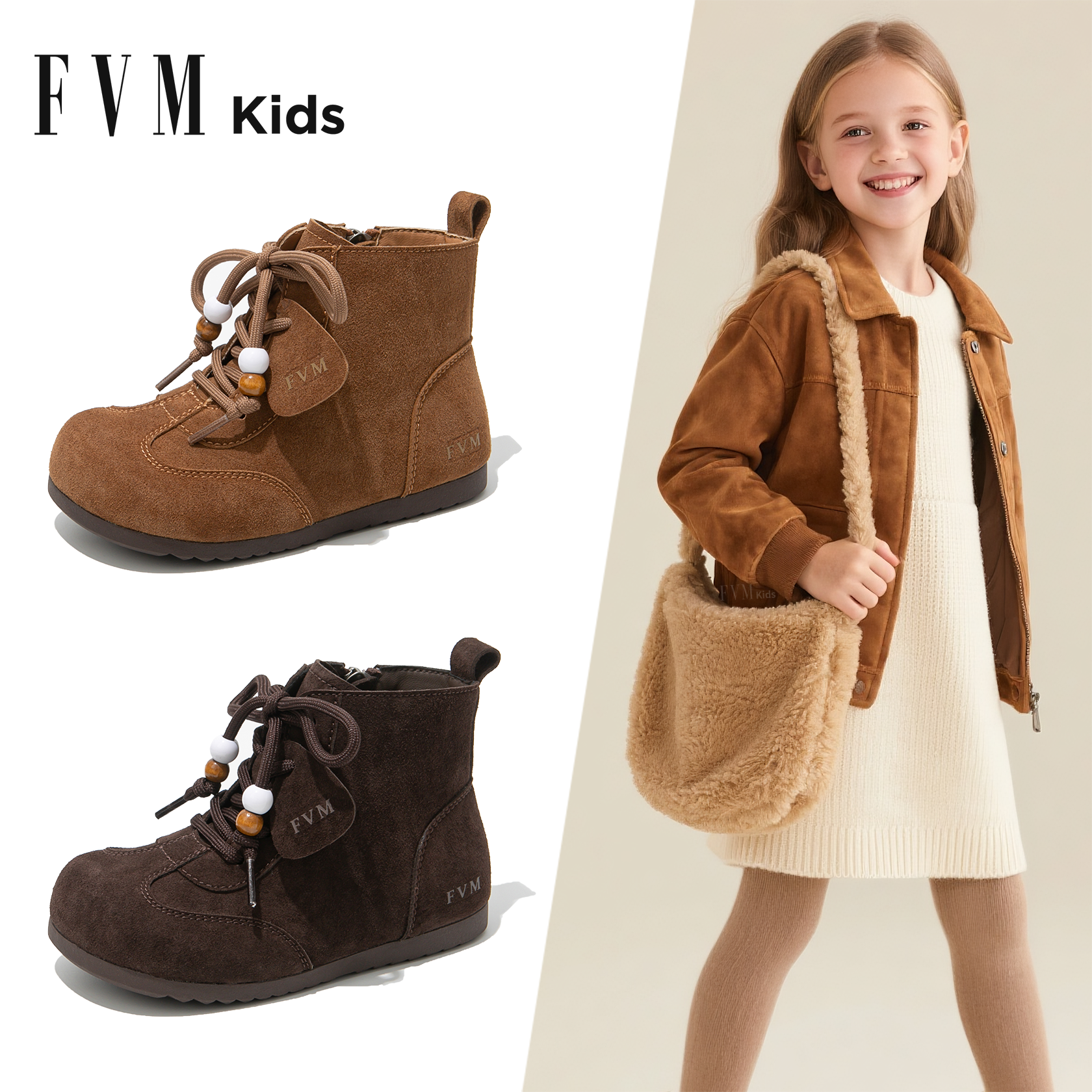 女童2025新款冬季加绒棉鞋冬鞋