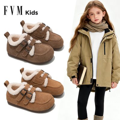 FVM女童棉鞋儿童勃肯鞋2025新款