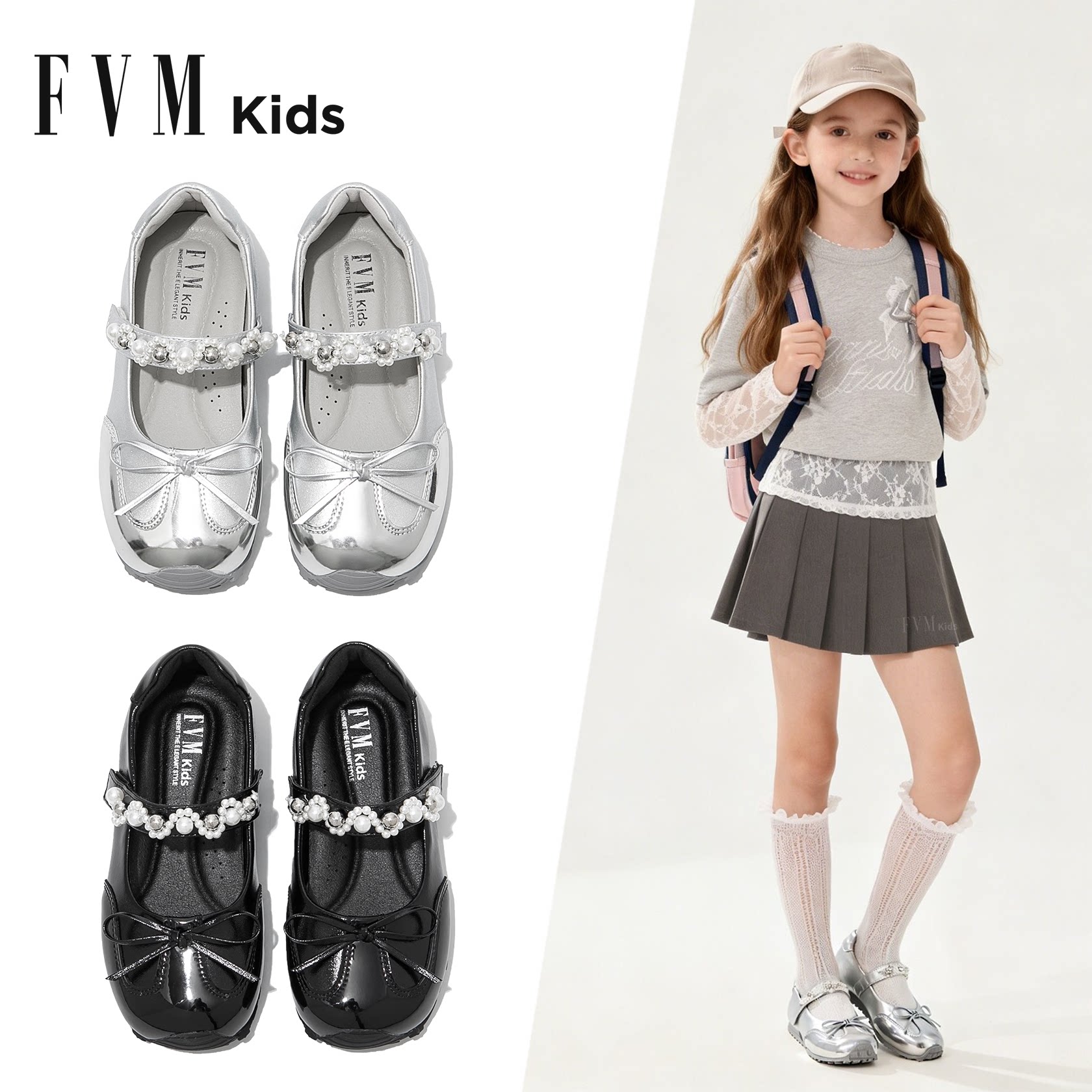 女童鞋子儿童公主小皮鞋2026新款春季春款洋气女孩软底玛丽珍单鞋