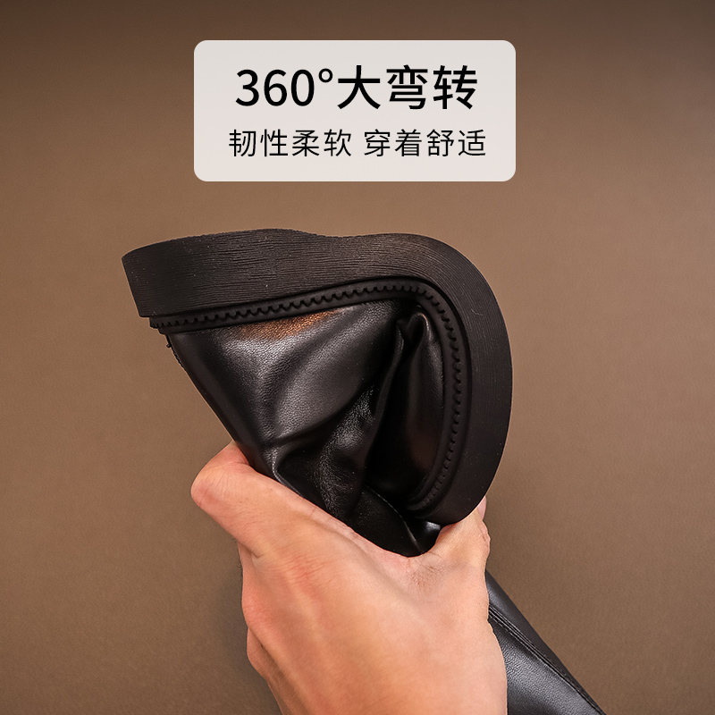 女童鞋儿童长靴子2021新款冬季长筒高筒公主雪R地秋冬款加绒二棉