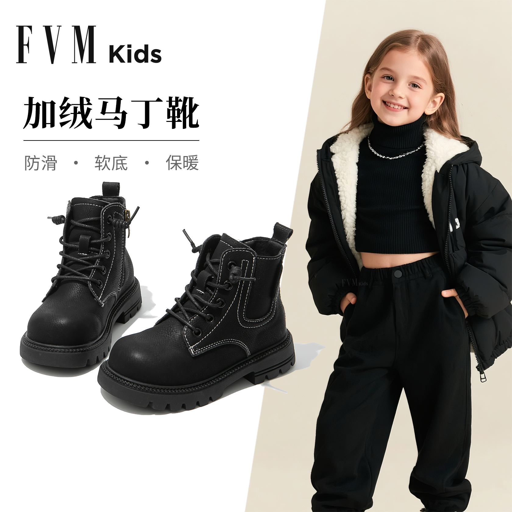 踢不烂女童小黄靴时尚软底宝宝