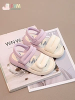 Обувь, наряд маленькой принцессы, летние спортивные пляжные сандалии, подходит для подростков, мягкая подошва