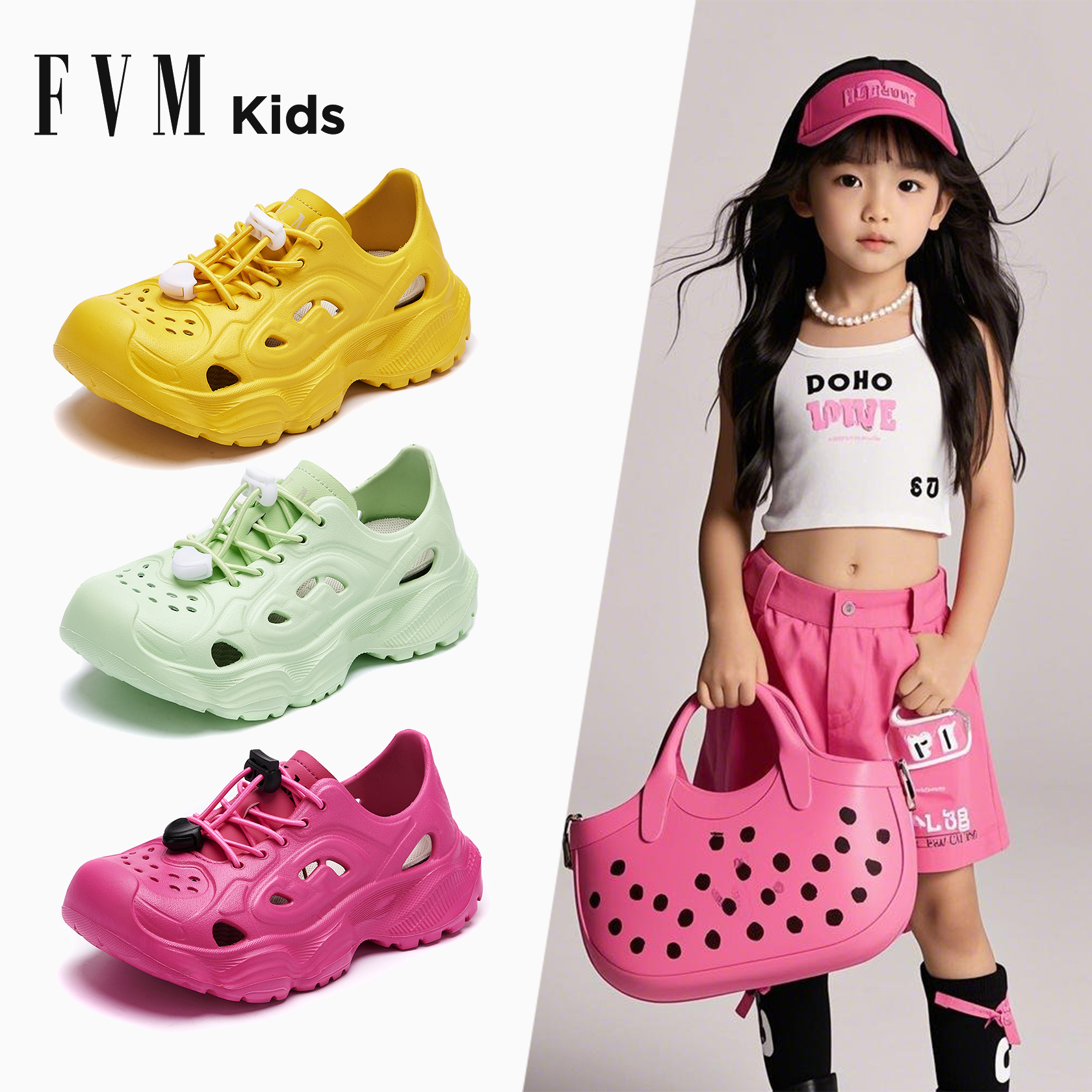 FVM女童鞋子儿童凉鞋夏季