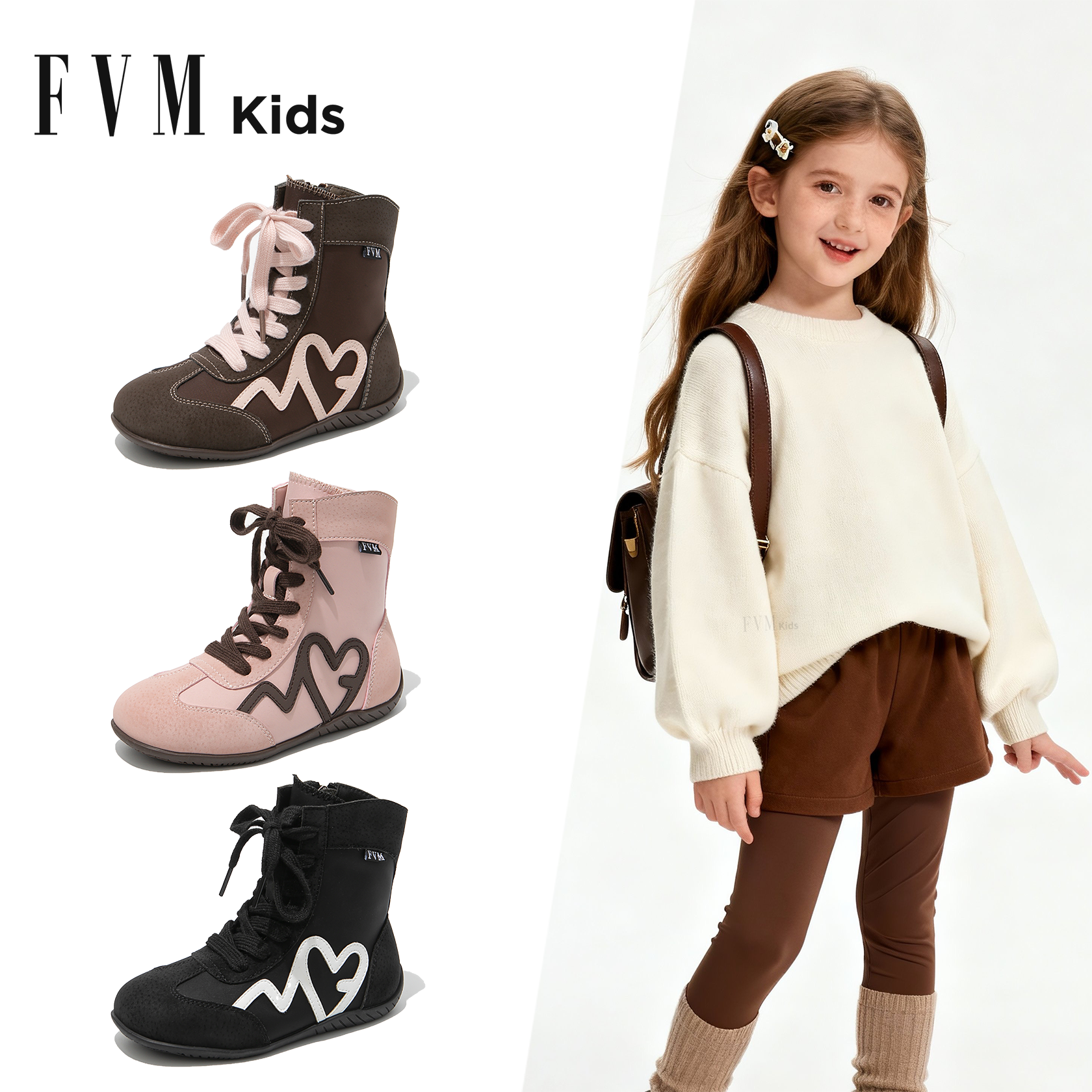 女童靴子儿童德训马丁皮靴