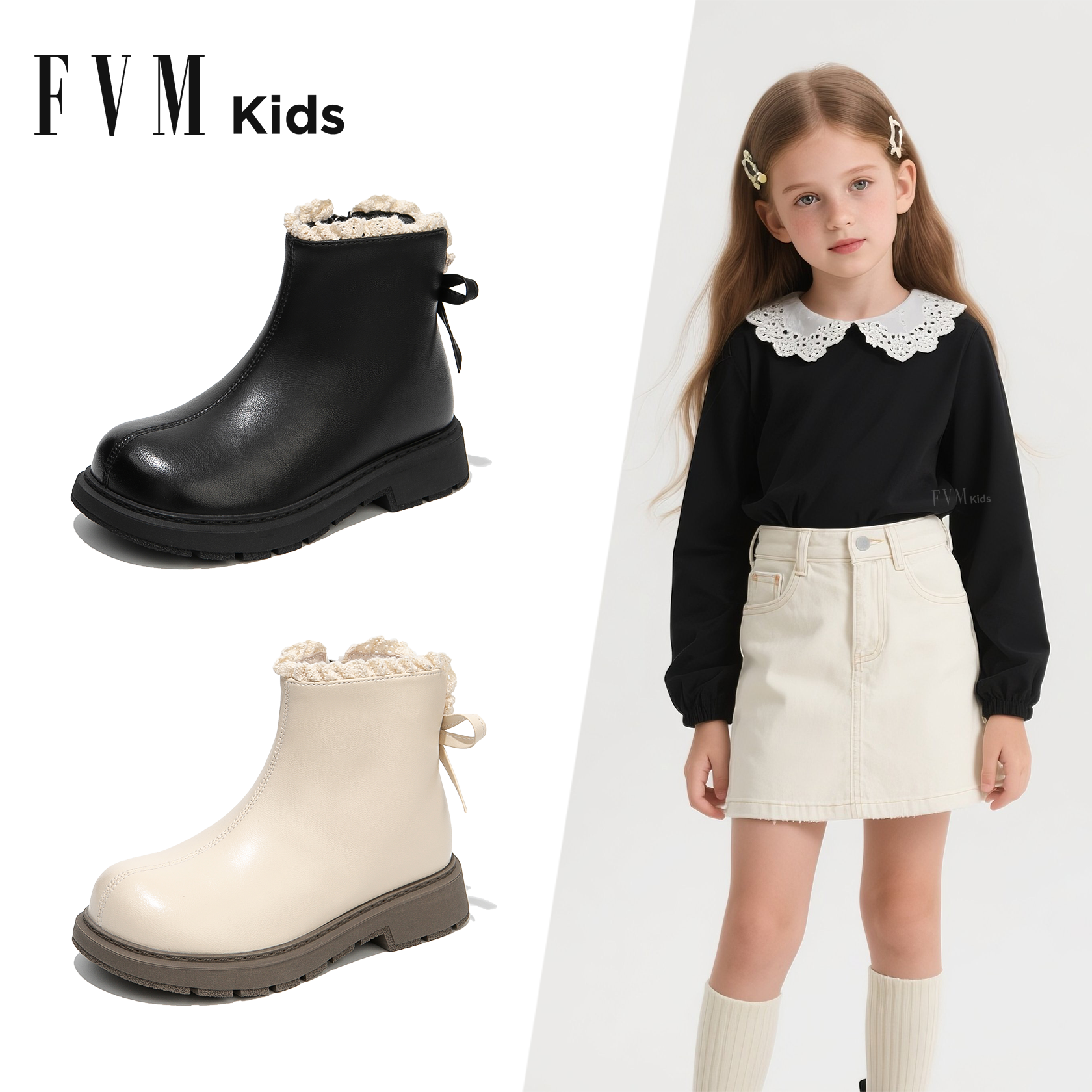 女童马丁靴2025新款秋冬季