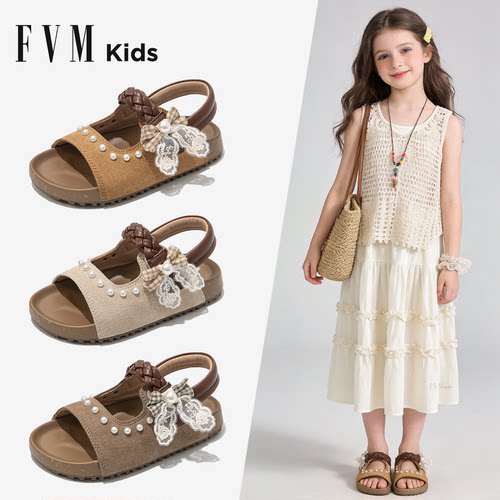 FVM夏季公主鞋子公主勃肯凉鞋