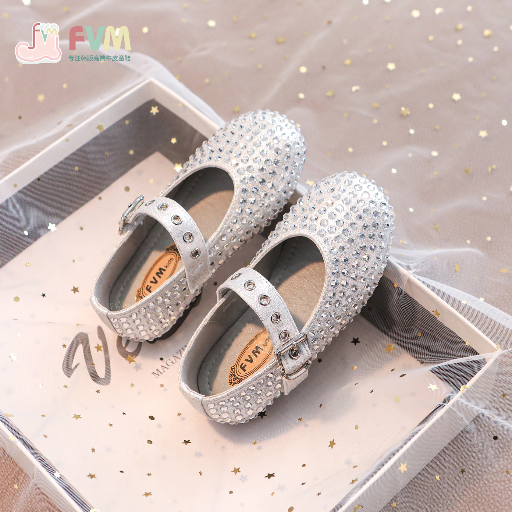 FVM春秋季女童公主皮鞋