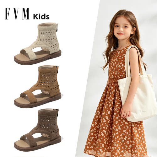 FVMKids女童夏季高帮凉鞋