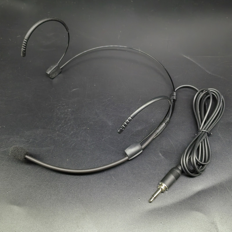 无线接收器三针四针卡侬黑色耳挂式耳麦克风话筒腰包舞台演出隐形