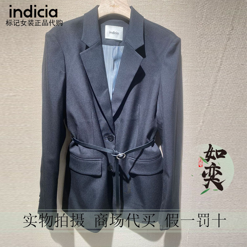 标记indicia正品国内代购专柜26秋长袖西装外套F2C6XZ440C-1389