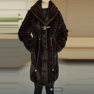 时尚轻奢阔太太加厚大衣女2025年冬季宽松显瘦遮肉中长款保暖外套