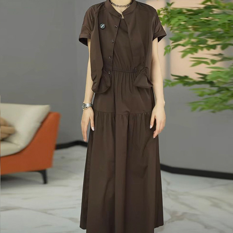 气质妈妈宽松休闲显瘦洋气套裙