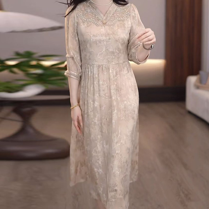 连衣裙2026新款女夏季十三行爆款正流行巨好看气质妈妈轻奢高级感