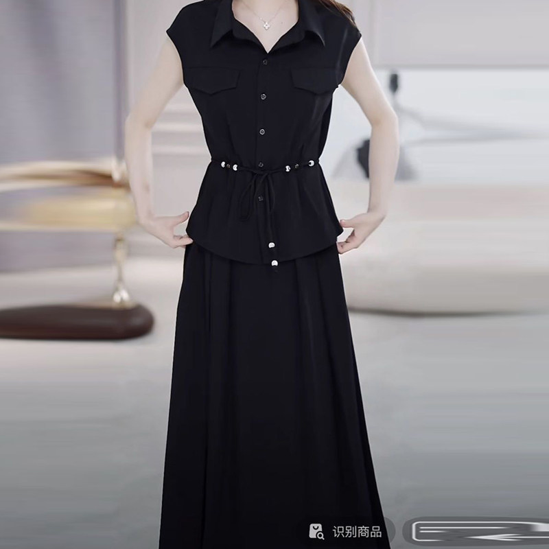 春季时尚气质套装女2026新款妈妈装遮肉显瘦洋气减龄半身裙两件套
