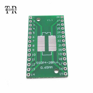 SOP28 SSOP28 TSSOP28贴片转直插 DIP 0.65/1.27mm转接板