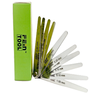 不锈钢塞尺单片间隙尺塞规厚薄规塞片公英制测微尺精密测量工具