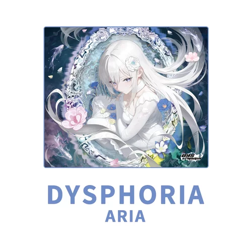 知郁DYSPHORIA 树莓联名 Aria1.5mm涂层速度玻璃鼠标垫APEX洲OW瓦