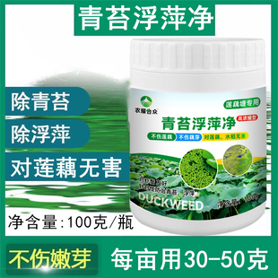 青苔浮萍灵藕塘稻田养殖专用除苔剂青苔净清除福寿螺蜗牛不伤嫩芽