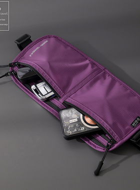 FRID腰包护照包证件包大容量出国旅行学生通勤男女胸包新款2025