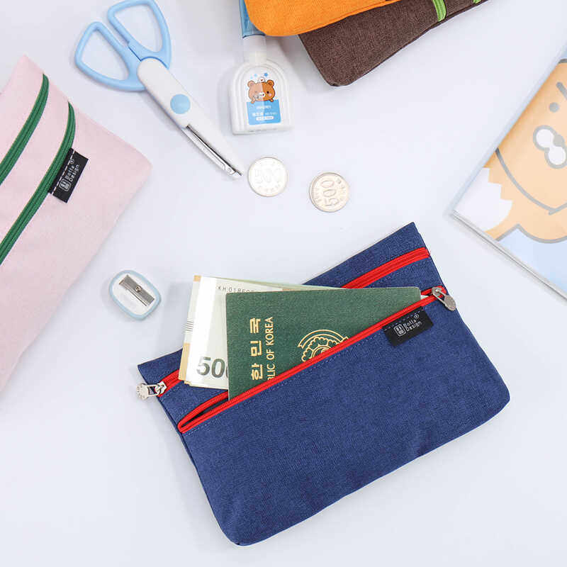 随身便携证件包旅行护照包手机袋小物品零钱收纳袋文具笔袋收纳包