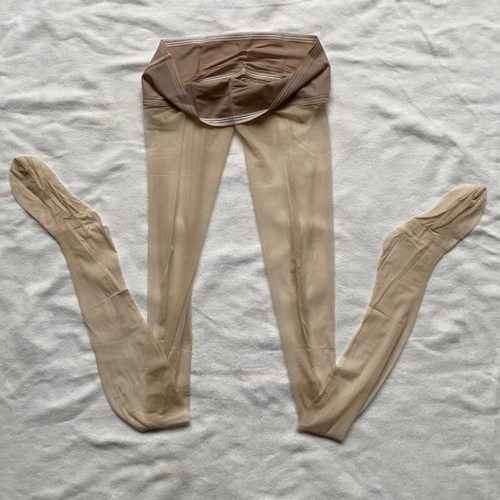 「融化」超薄款无缝丝袜女网纱腰口高腰显瘦连裤袜性感黑丝带脚型