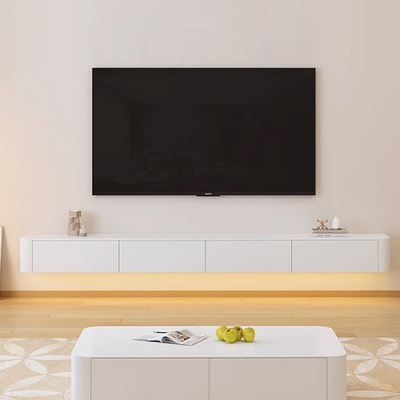 直销电视柜实木悬挂式简约客厅现代家用悬浮小型小型悬空壁挂电视