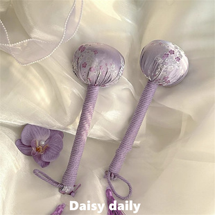 拍八虚艾草锤绸缎养生按摩颈肩敲打锤中医拍打棒手持经络按摩神器