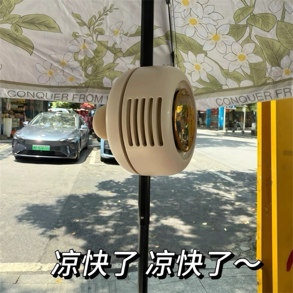 行走的小空调!小旋风无叶风扇便携式随身超强力迷你手持挂脖小型