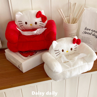 创意猫咪纸巾盒2025新款 家用客厅桌面纸巾收纳盒卡通车载抽纸盒