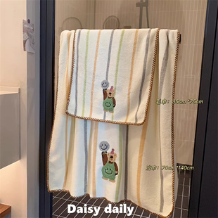 可爱毛巾2025新款 比全棉纯棉学生宿舍吸水不掉毛家用儿童洗脸面巾