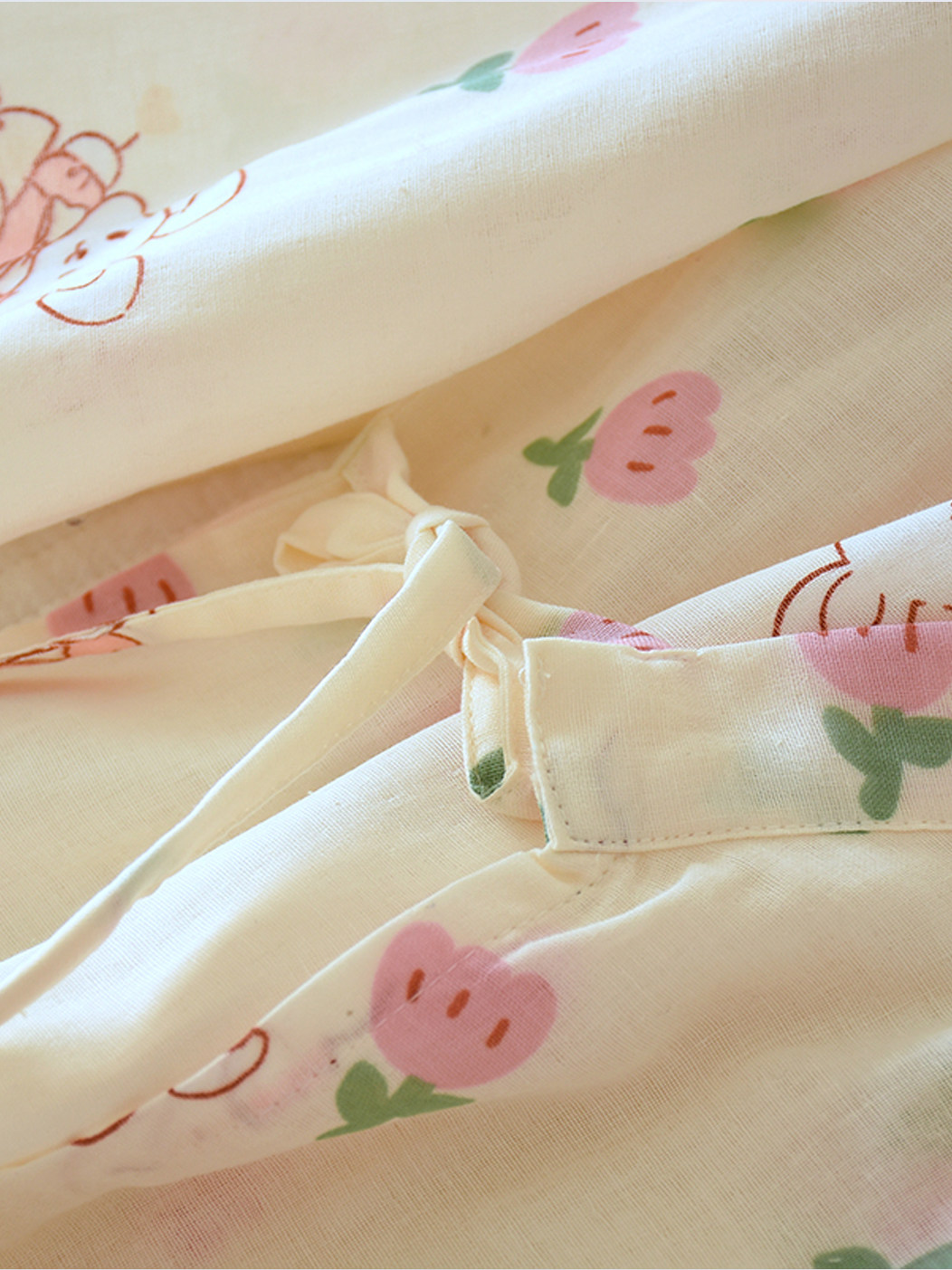 일본산 산후복 봄 여름 가을 가정 간호 잠옷 출산 잠옷 순면 거즈 출산 목욕 가운 얇은 긴팔