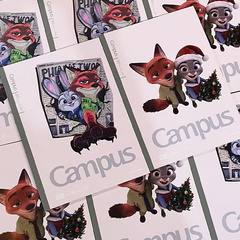 国誉疯狂动物城尼克朱迪笔记本子