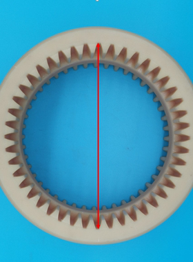 真空泵配件尼龙套连轴器内齿轮联轴器尼龙内齿套电机油泵连接器套