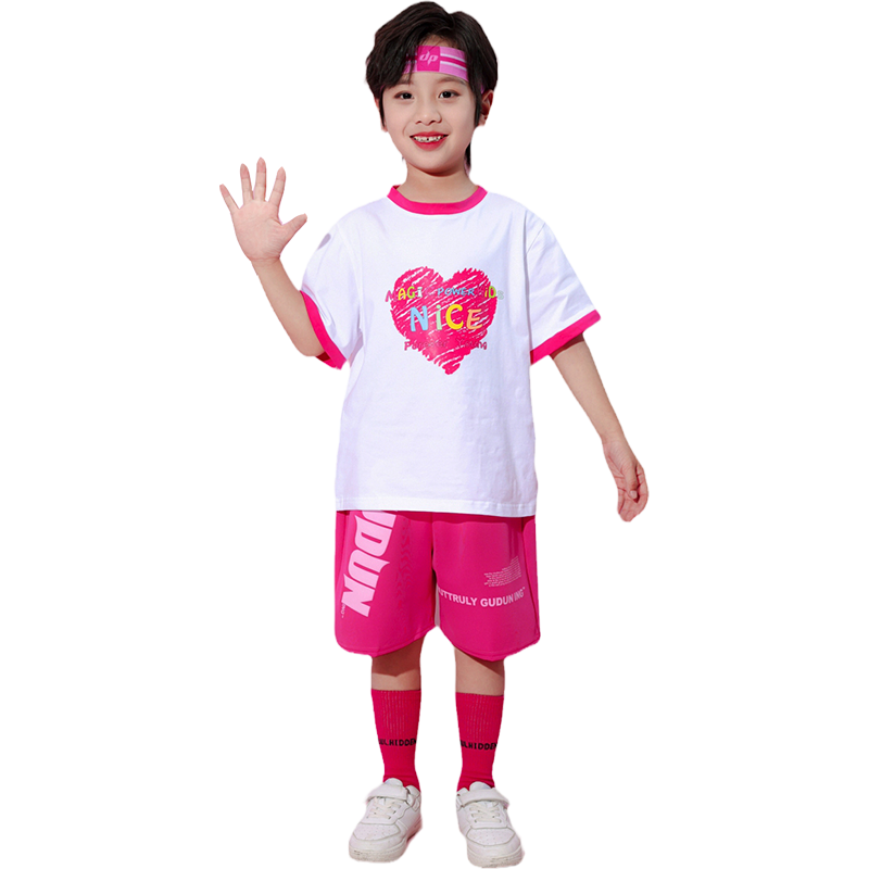 儿童演出服幼儿园舞蹈服蓬蓬裙小学生运动会啦啦队表演服可爱套装