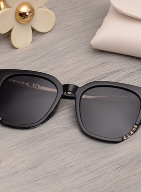 精致字母女士大框偏光墨镜