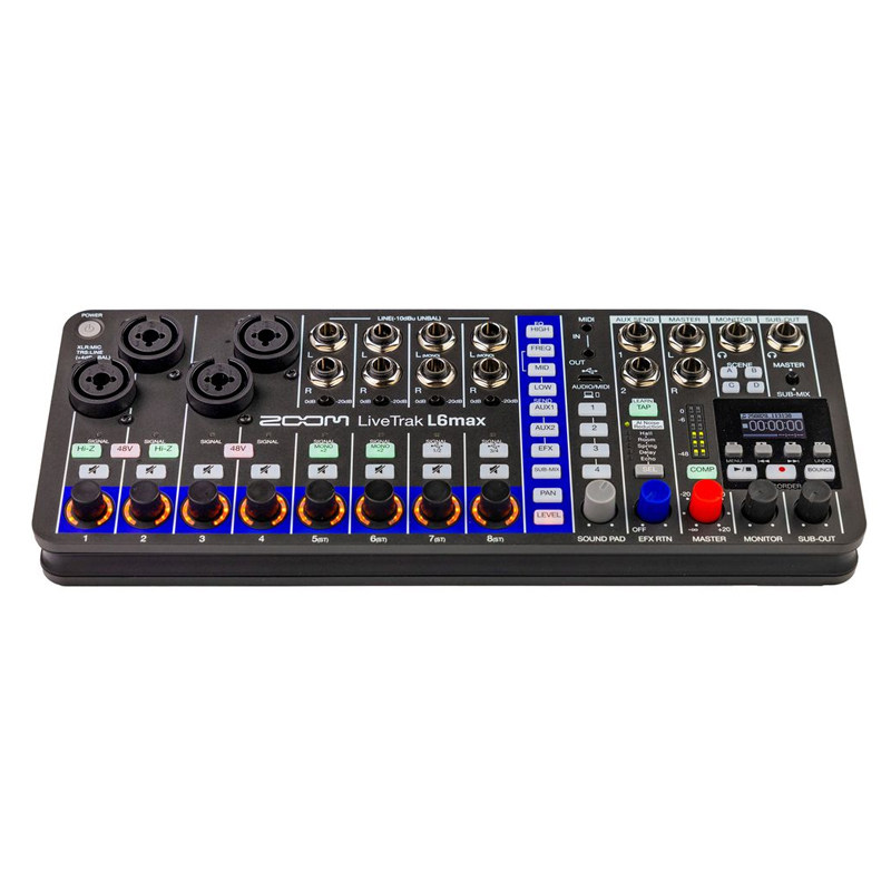 ZOOM L6max L-6max调音台录音机