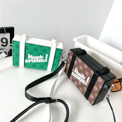 盒子包欧美休闲单肩斜挎包男夏季