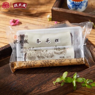 上海特产沈大成豆沙条头糕160g夹心糯叽叽糯米糍小点心网红糕点