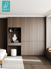 现代简约衣柜梳妆台集成卧室家庭实木储物柜大容量衣柜组合定制