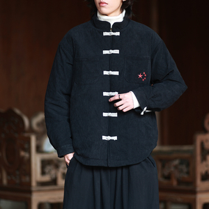 现货！冬2025灯芯绒加厚  盘扣棉衣棉服外套A7103*P100图片