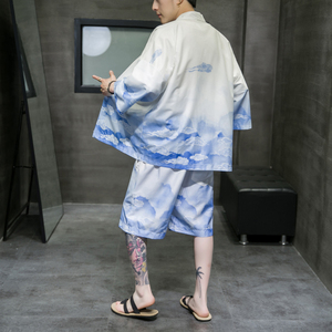 A3005*大码2021中国风新品 沙滩休闲 冰丝面料 汉服套装p80图片
