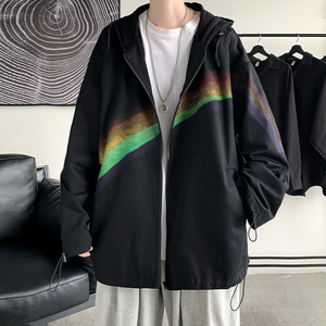A6020*2021秋冬 潮流 宽松运动夹克外套男士图片
