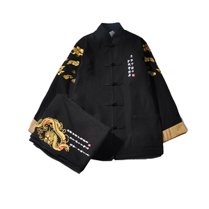 A1009大码中国风新品2021 龙刺绣 团购/唐服/汉服套装P140图片