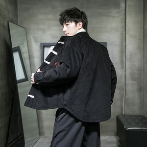现货冬2025灯芯绒加厚  盘扣棉衣棉服外套A7103*P100图片