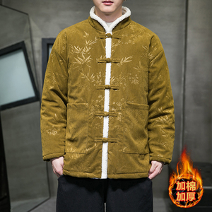 冬2025 灯芯绒 新中式 唐装棉衣 加厚汉服棉袄外套A228-P140图片