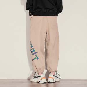 A993日系大码M-5XL 反光字母 休闲裤P45图片
