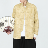 提花款2025秋新中式风夹克唐装外套A5807-P110，男装夹克，钱塘7008(原4008)